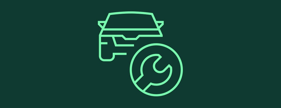 Auto- und Werkzeugsymbole