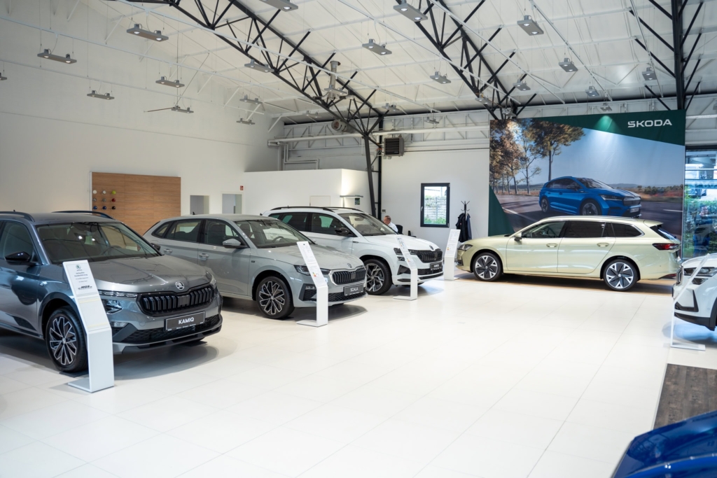 Innenansicht des Skoda Salons