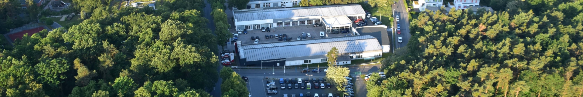 Luftaufnahme des MGS Motor Gruppe Sachsen Standorts in Dresden