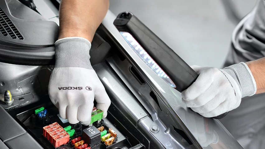 Skoda Service in Aktion