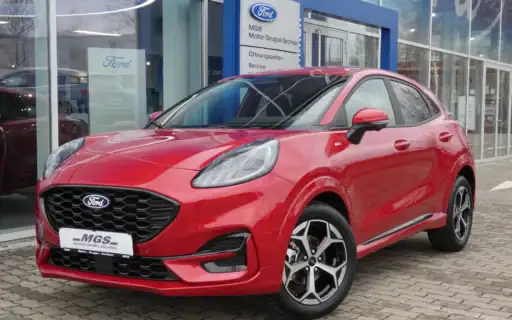 Ford Puma ST-Line in rot