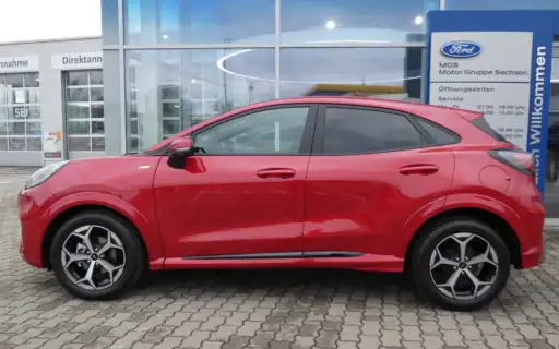 Ford Puma ST-Line in rot Seitenprofil