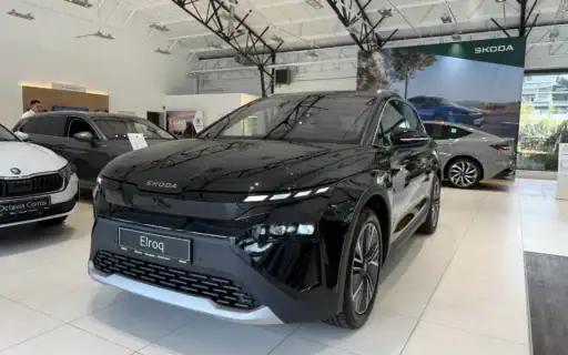 Skoda Elroq 85 schwarz Fornt